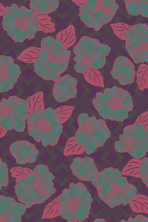 抽象印花华亿平台图片