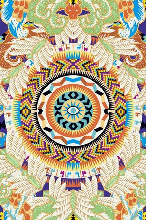 民族风印花华亿平台图片