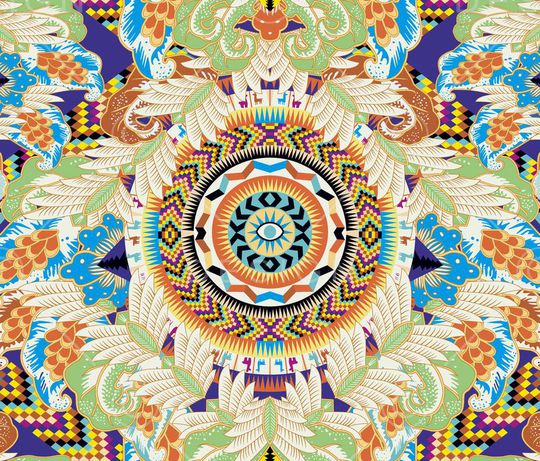 民族风印花华亿平台图片