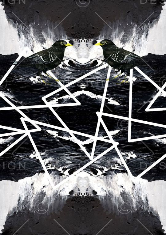 抽象印花华亿平台图片