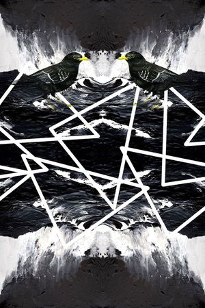 抽象印花华亿平台图片