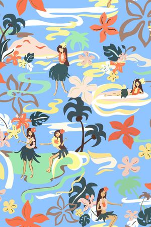 女人印花华亿平台图片