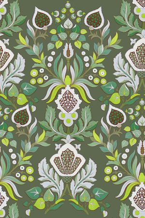 复古田园风印花华亿平台图片