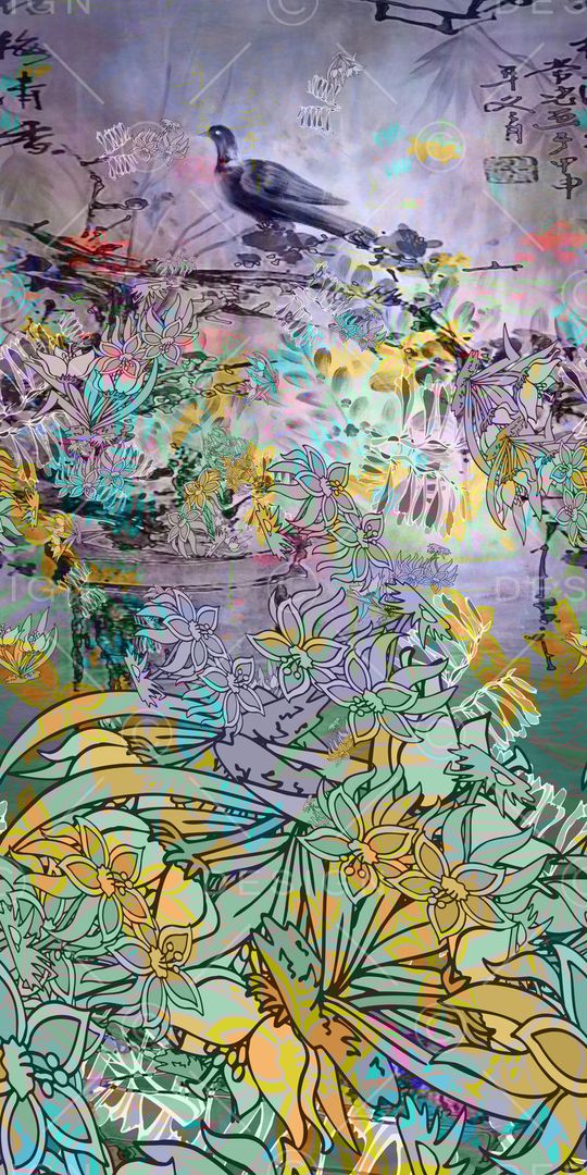 定位花印花华亿平台图片