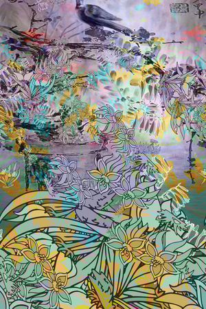 定位花印花华亿平台图片