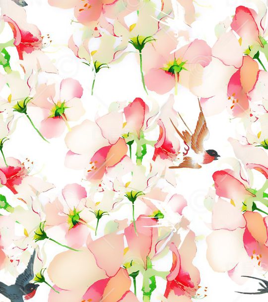 水彩印花华亿平台图片