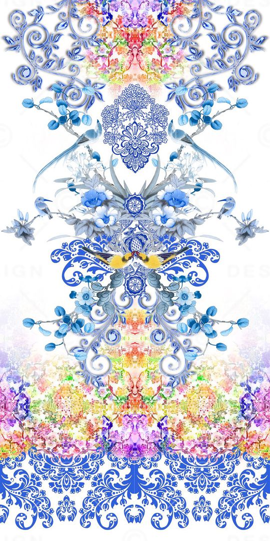 中国风印花华亿平台图片