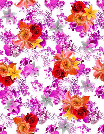 流行时尚印花华亿平台图片