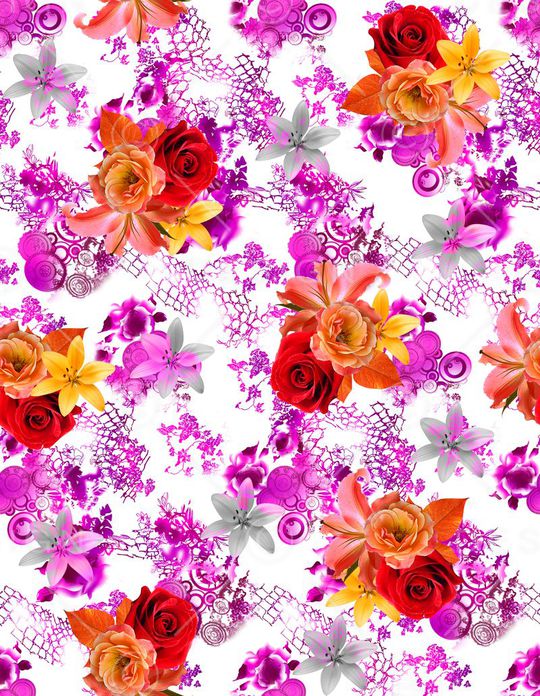 流行时尚印花华亿平台图片