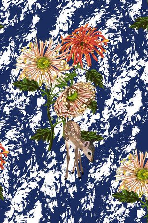 抽象印花华亿平台图片