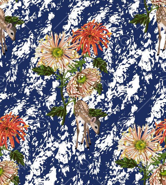 抽象印花华亿平台图片