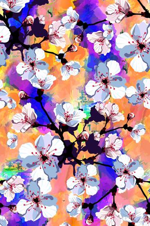 面料窗帘布印花华亿平台图片