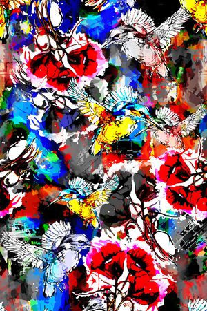 窗帘布印花华亿平台图片