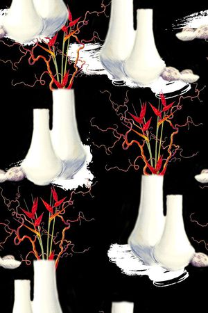 纯色底印花华亿平台图片