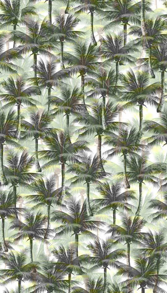 热带风情印花华亿平台图片