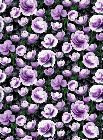 533446-手绘 油画风 花卉 服装 家纺 沙