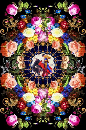 定位图案 大牌女装印花华亿平台图片