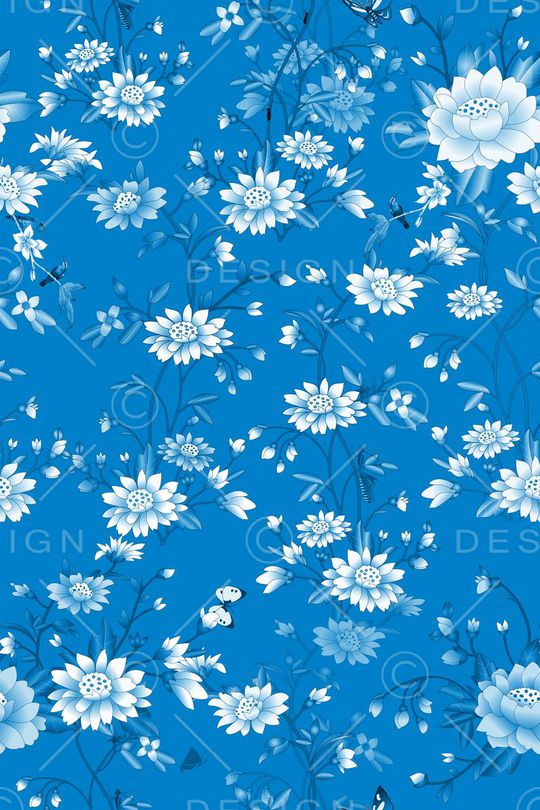 中国风陶瓷系蓝印花华亿平台图片