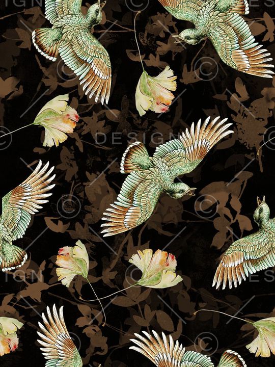 复古印花华亿平台图片