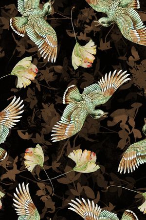 复古印花华亿平台图片