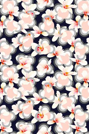 浪漫 现代 未来感印花华亿平台图片