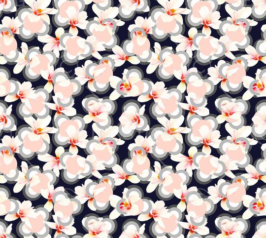 浪漫 现代 未来感印花华亿平台图片