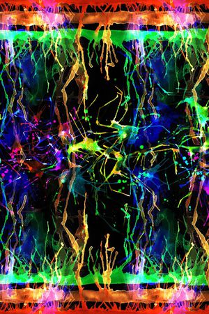 抽象印花华亿平台图片