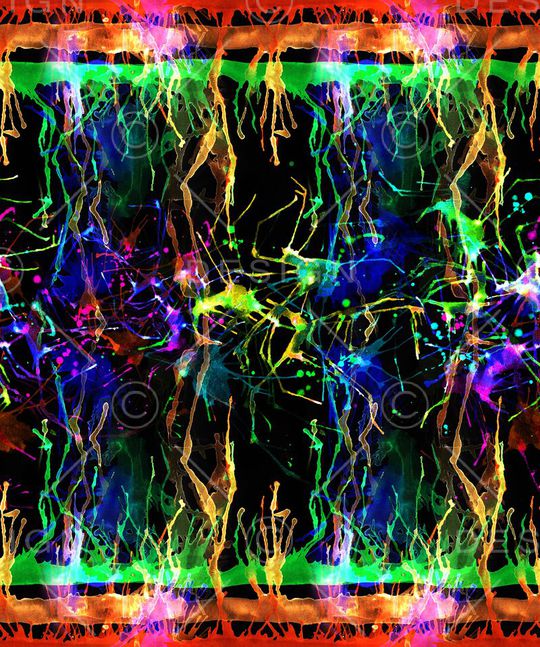 抽象印花华亿平台图片