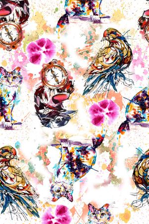 中国风印花华亿平台图片