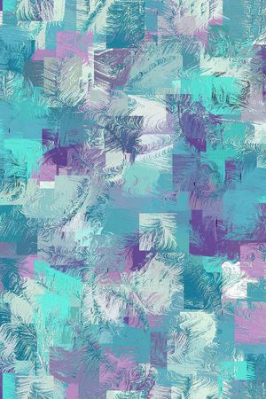 羽毛印花华亿平台图片