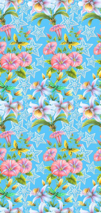 533799-田园风手绘花卉星星密语-密语系列