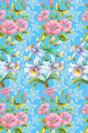 田园风印花华亿平台图片