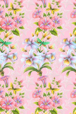 田园风印花华亿平台图片