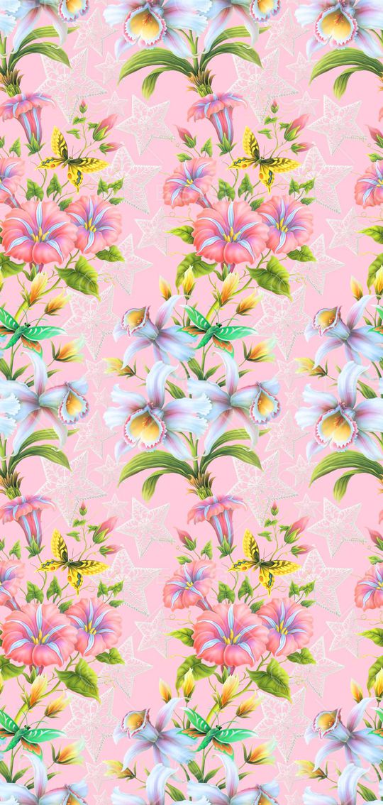 田园风印花华亿平台图片