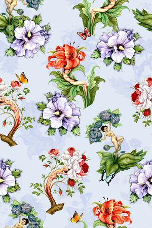 抽象印花华亿平台图片