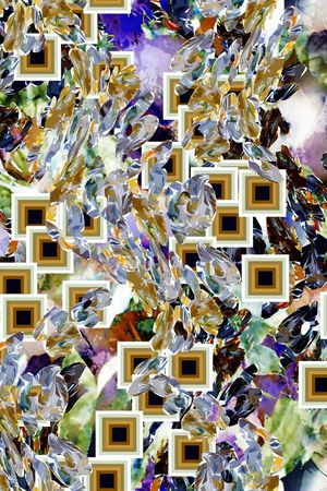 时尚大气印花华亿平台图片