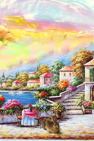 风景印花华亿平台图片