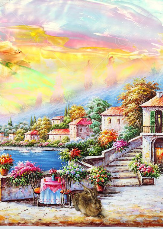 风景印花华亿平台图片