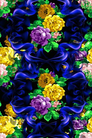 抽象印花华亿平台图片