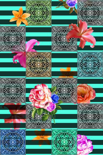 时尚印花华亿平台图片