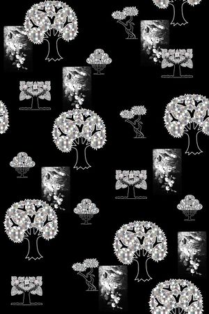 抽象印花华亿平台图片