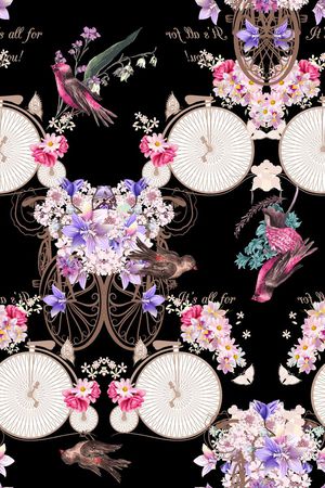 复古风格印花华亿平台图片