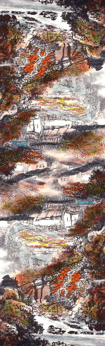 长巾印花华亿平台图片