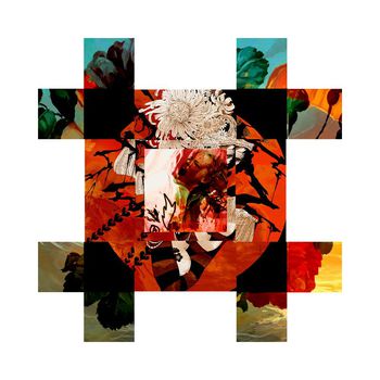 菱形印花华亿平台图片