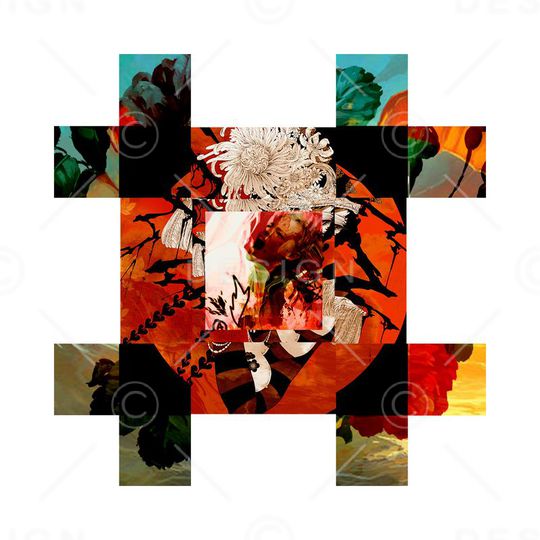 菱形印花华亿平台图片