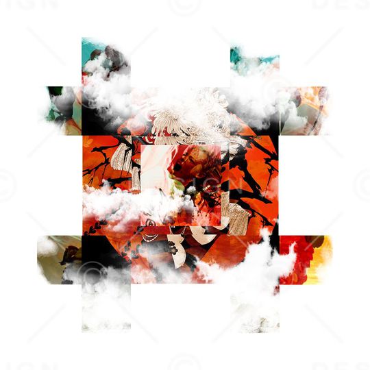 抽像印花华亿平台图片