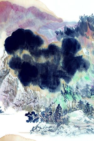 中国风印花华亿平台图片