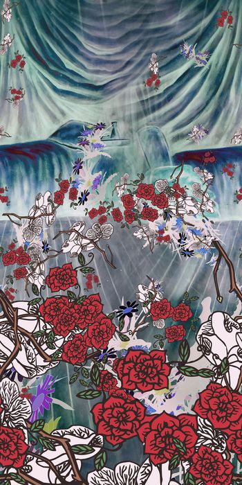 定位花印花华亿平台图片