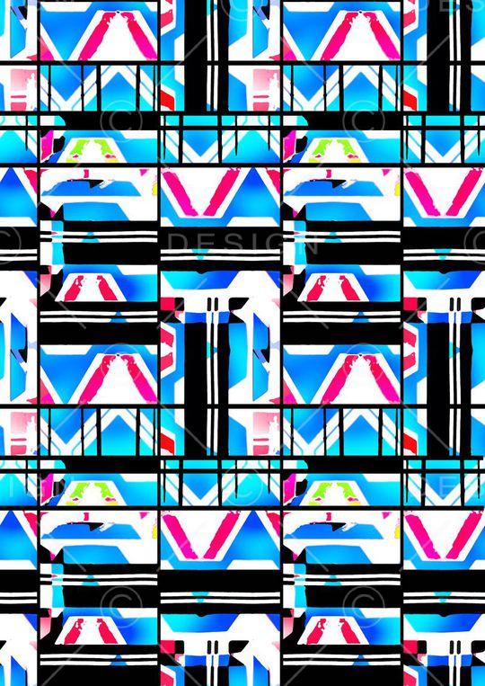 抽象印花华亿平台图片