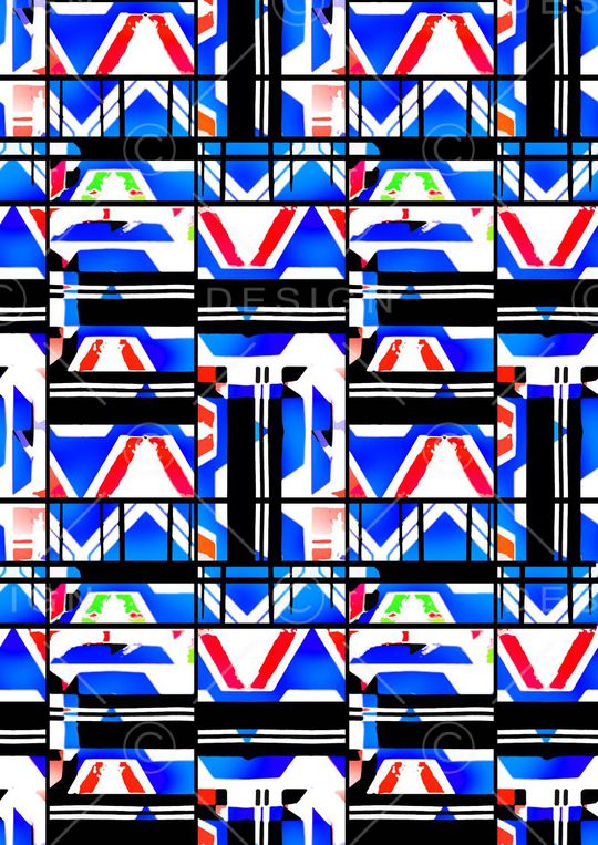 抽象印花华亿平台图片